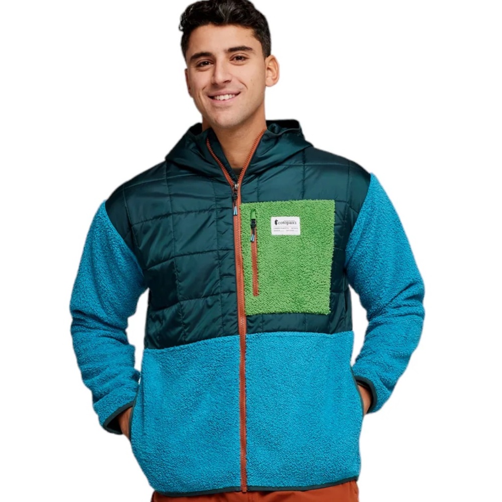 Like New Cotopaxi Men’s Trico Hybrid Jacket Sz S Deep Ocean/Poolside